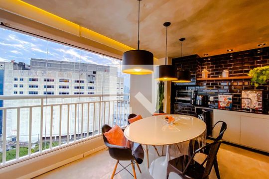 Varanda da Sala de apartamento para alugar com 2 quartos, 89m² em Vila Prudente, São Paulo
