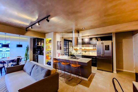 Sala de apartamento para alugar com 2 quartos, 89m² em Vila Prudente, São Paulo