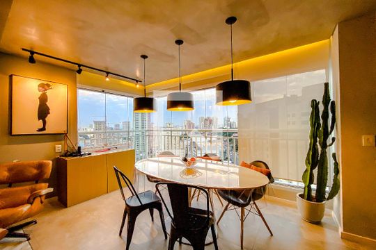 Varanda da Sala de apartamento para alugar com 2 quartos, 89m² em Vila Prudente, São Paulo
