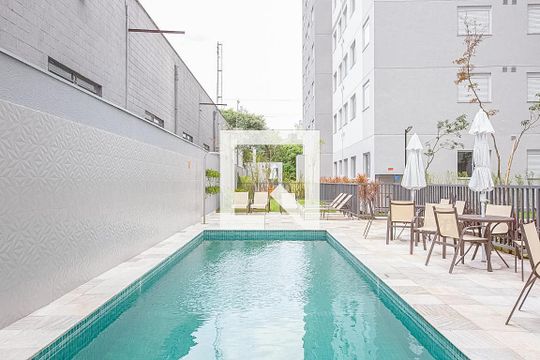 Área comum - Piscina de apartamento à venda com 2 quartos, 42m² em Barra Funda, São Paulo