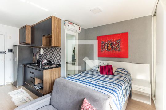 Studio de kitnet/studio para alugar com 1 quarto, 27m² em Campos Elíseos, São Paulo