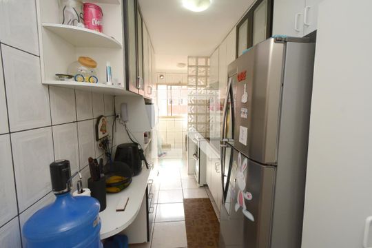 Cozinha de apartamento para alugar com 3 quartos, 74m² em Jardim Ubirajara (zona Sul), São Paulo