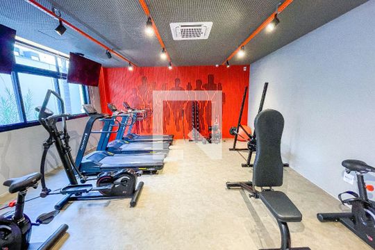 Área comum de kitnet/studio para alugar com 1 quarto, 25m² em Pinheiros, São Paulo