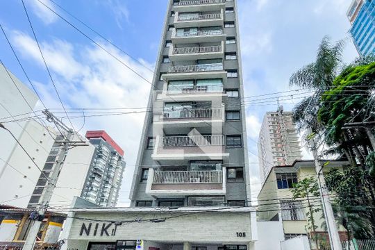 Fachada de kitnet/studio para alugar com 1 quarto, 25m² em Pinheiros, São Paulo