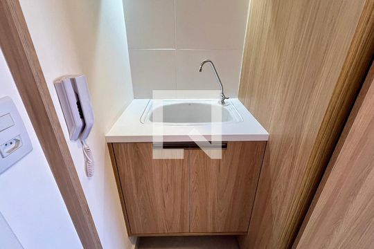 Área de Serviço de kitnet/studio à venda com 1 quarto, 24m² em Pinheiros, São Paulo
