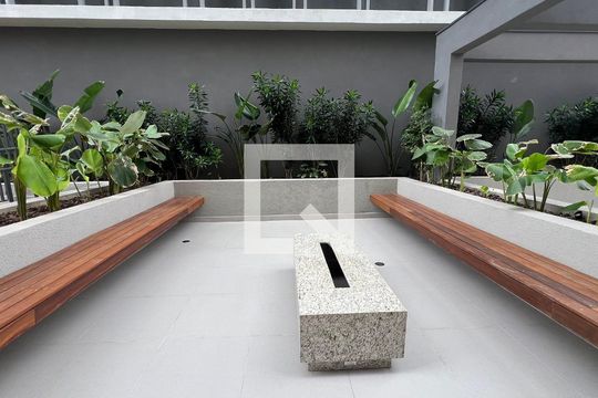 Área comum de kitnet/studio à venda com 1 quarto, 24m² em Pinheiros, São Paulo