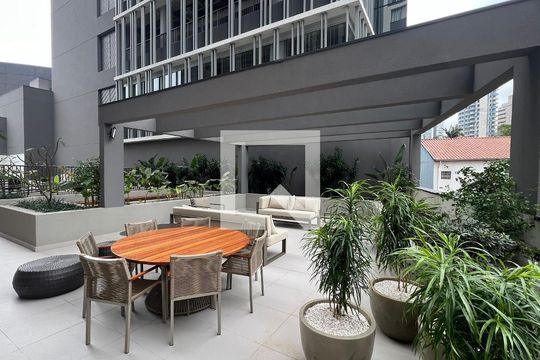 Área comum de kitnet/studio à venda com 1 quarto, 24m² em Pinheiros, São Paulo