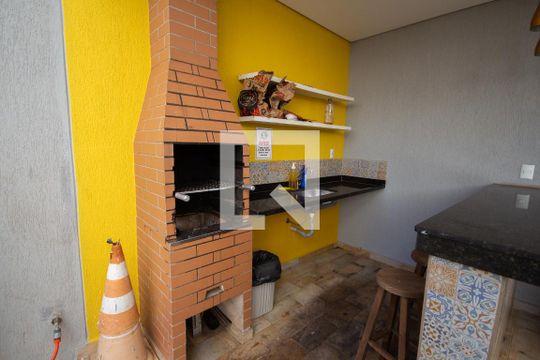 Área comum - Churrasqueira de apartamento para alugar com 2 quartos, 67m² em Residencial E Comercial Palmares, Ribeirão Preto