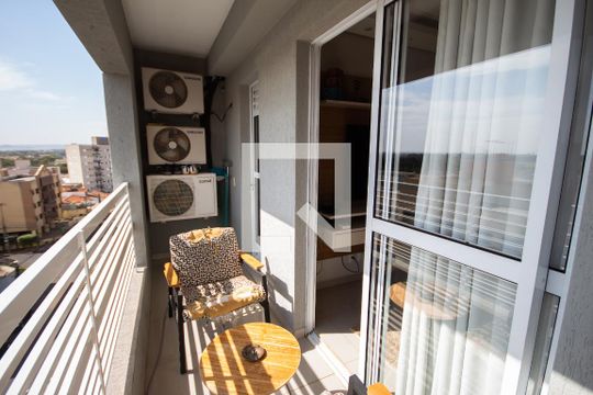 Sacada de apartamento para alugar com 2 quartos, 67m² em Residencial E Comercial Palmares, Ribeirão Preto