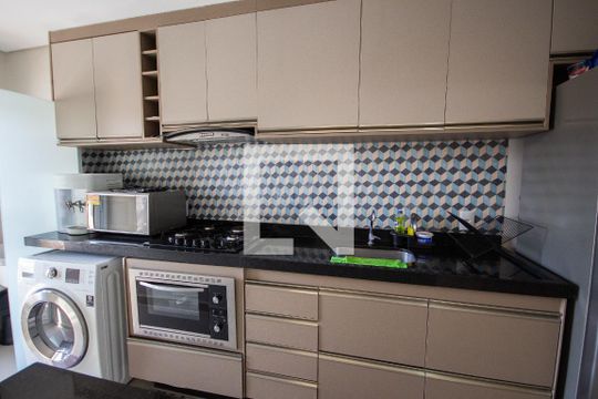 Cozinha de apartamento para alugar com 2 quartos, 67m² em Residencial E Comercial Palmares, Ribeirão Preto