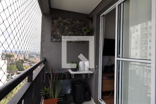 Varanda da Sala de apartamento para alugar com 2 quartos, 49m² em Vila Andrade, São Paulo