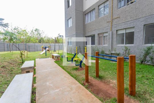 Área comum - Academia externa de casa de condomínio para alugar com 2 quartos, 44m² em Jardim Sao Saverio, São Bernardo do Campo