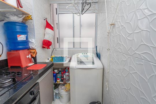 Área de serviço de casa de condomínio para alugar com 2 quartos, 44m² em Jardim Sao Saverio, São Bernardo do Campo