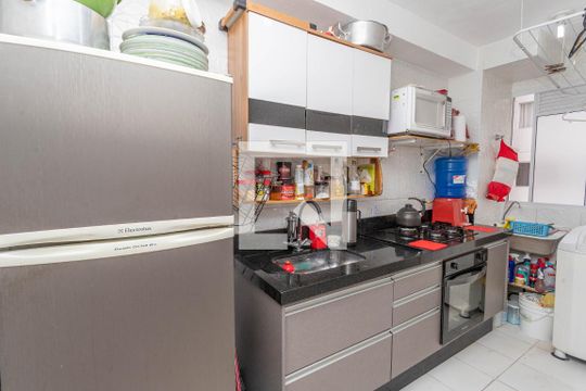 Cozinha de casa de condomínio para alugar com 2 quartos, 44m² em Jardim Sao Saverio, São Bernardo do Campo