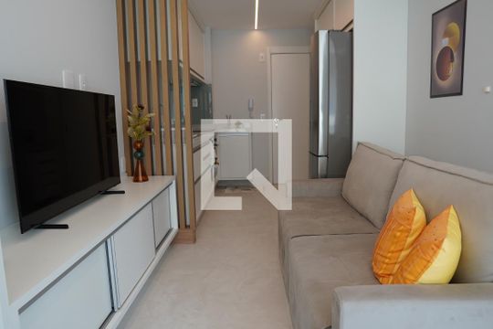 Sala de apartamento à venda com 2 quartos, 44m² em Ibirapuera, São Paulo