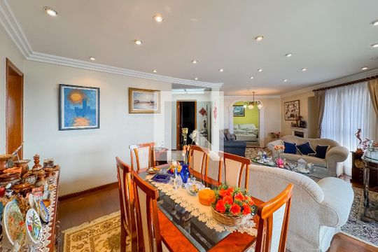 Sala de apartamento à venda com 3 quartos, 202m² em Chácara Klabin, São Paulo