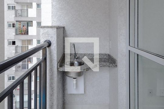 Sacada da Sala  de apartamento à venda com 2 quartos, 48m² em Centro, São Bernardo do Campo