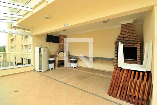 Área comum - Churrasqueira de apartamento para alugar com 2 quartos, 50m² em Utinga, Santo André