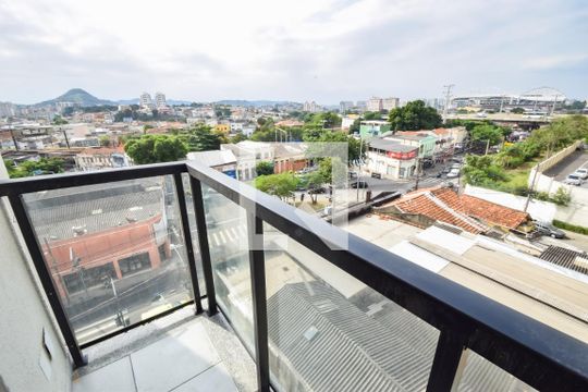 Varanda da Sala de apartamento à venda com 1 quarto, 35m² em Encantado, Rio de Janeiro