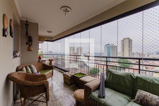 Varanda da Sala de apartamento à venda com 3 quartos, 133m² em Ipiranga, São Paulo