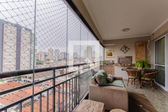Varanda da Sala de apartamento à venda com 3 quartos, 133m² em Ipiranga, São Paulo
