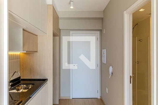 Cozinha de kitnet/studio à venda com 1 quarto, 25m² em Consolação, São Paulo