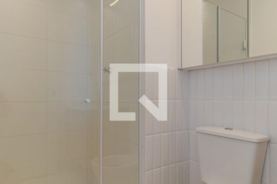 Banheiro de kitnet/studio à venda com 1 quarto, 25m² em Consolação, São Paulo