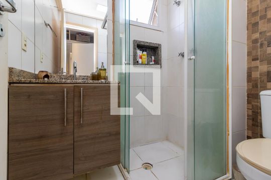Banheiro da Suíte 1 de apartamento à venda com 2 quartos, 92m² em Santana, São Paulo