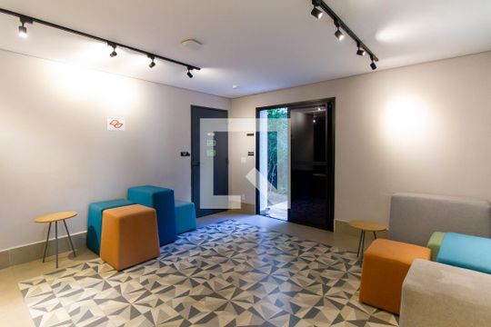Hall social de apartamento à venda com 1 quarto, 27m² em Perdizes, São Paulo