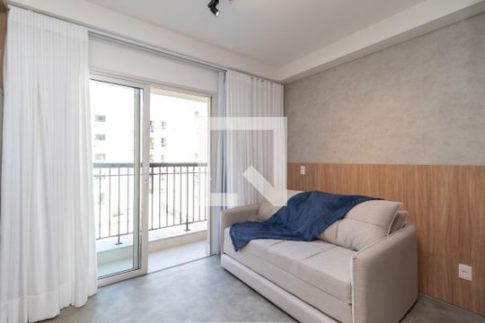 Sala e Quarto de apartamento à venda com 1 quarto, 22m² em Santana, São Paulo