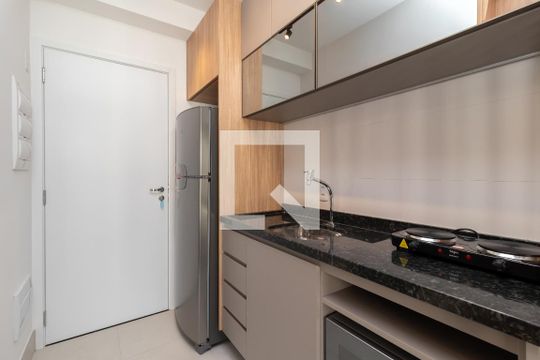 Cozinha de apartamento à venda com 1 quarto, 22m² em Santana, São Paulo