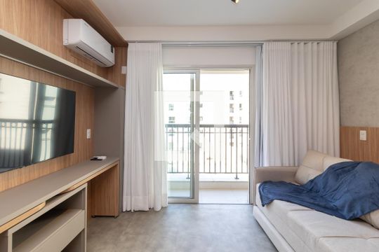 Sala e Quarto de apartamento à venda com 1 quarto, 22m² em Santana, São Paulo