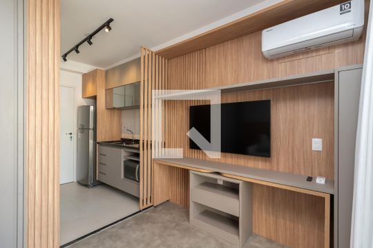 Sala e Quarto de apartamento à venda com 1 quarto, 22m² em Santana, São Paulo