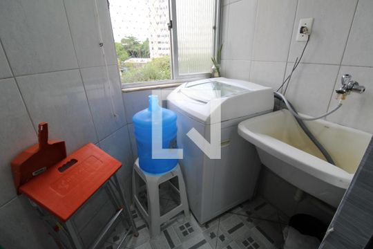 Área de serviço de apartamento à venda com 1 quarto, 60m² em Curicica, Rio de Janeiro