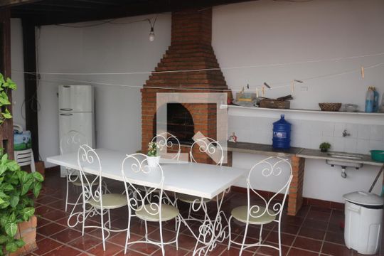 Área gourmet de casa para alugar com 3 quartos, 280m² em Osvaldo Cruz, São Caetano do Sul