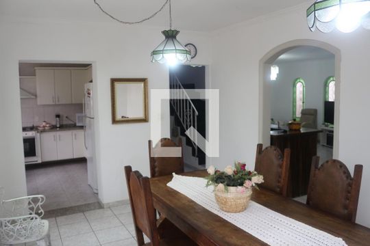 Sala de Jantar de casa para alugar com 3 quartos, 280m² em Osvaldo Cruz, São Caetano do Sul