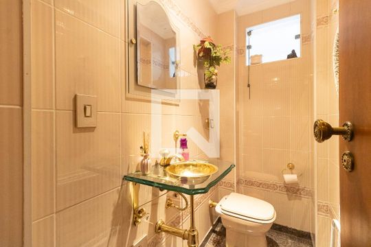 Lavabo de apartamento à venda com 3 quartos, 123m² em Vila Moinho Velho, São Paulo