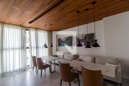 Área comum - Salão de festas de apartamento para alugar com 2 quartos, 76m² em Tamboré, Barueri