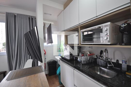 Área de Serviço de apartamento à venda com 1 quarto, 27m² em Vila Mazzei, São Paulo