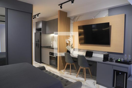 Studio de kitnet/studio à venda com 0 quarto, 27m² em Mirandópolis, São Paulo