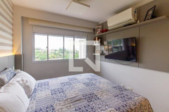 Quarto 1 - Suíte de apartamento à venda com 3 quartos, 91m² em Vila Anastácio, São Paulo