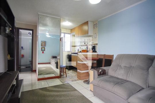 Sala de apartamento à venda com 2 quartos, 48m² em Jardim Leopoldina, Porto Alegre