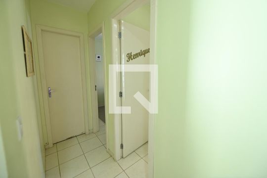 Hall dos quartos de casa de condomínio à venda com 2 quartos, 55m² em Jardim Gardênia, Goiânia