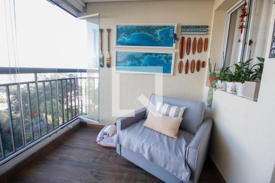 Varanda gourmet de apartamento à venda com 3 quartos, 133m² em Parque Reboucas, São Paulo