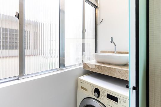 Área de serviço de apartamento à venda com 1 quarto, 42m² em Perdizes, São Paulo