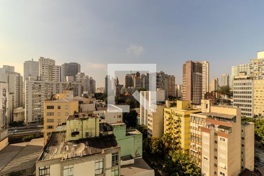 Vista da Sala de apartamento para alugar com 1 quarto, 25m² em Vila Buarque, São Paulo