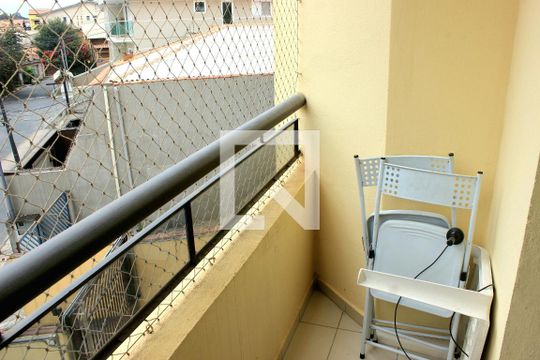 Varanda da Sala de apartamento à venda com 2 quartos, 70m² em Vila Rosália, Guarulhos