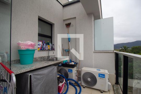 Área de Serviço de apartamento à venda com 4 quartos, 178m² em Recreio dos Bandeirantes, Rio de Janeiro