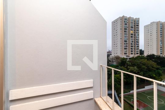 Varanda da Sala de apartamento à venda com 2 quartos, 56m² em Vila Cachoeira, São Paulo