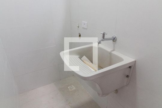 Área de Serviço de casa para alugar com 2 quartos, 47m² em Vila Nhocune, São Paulo